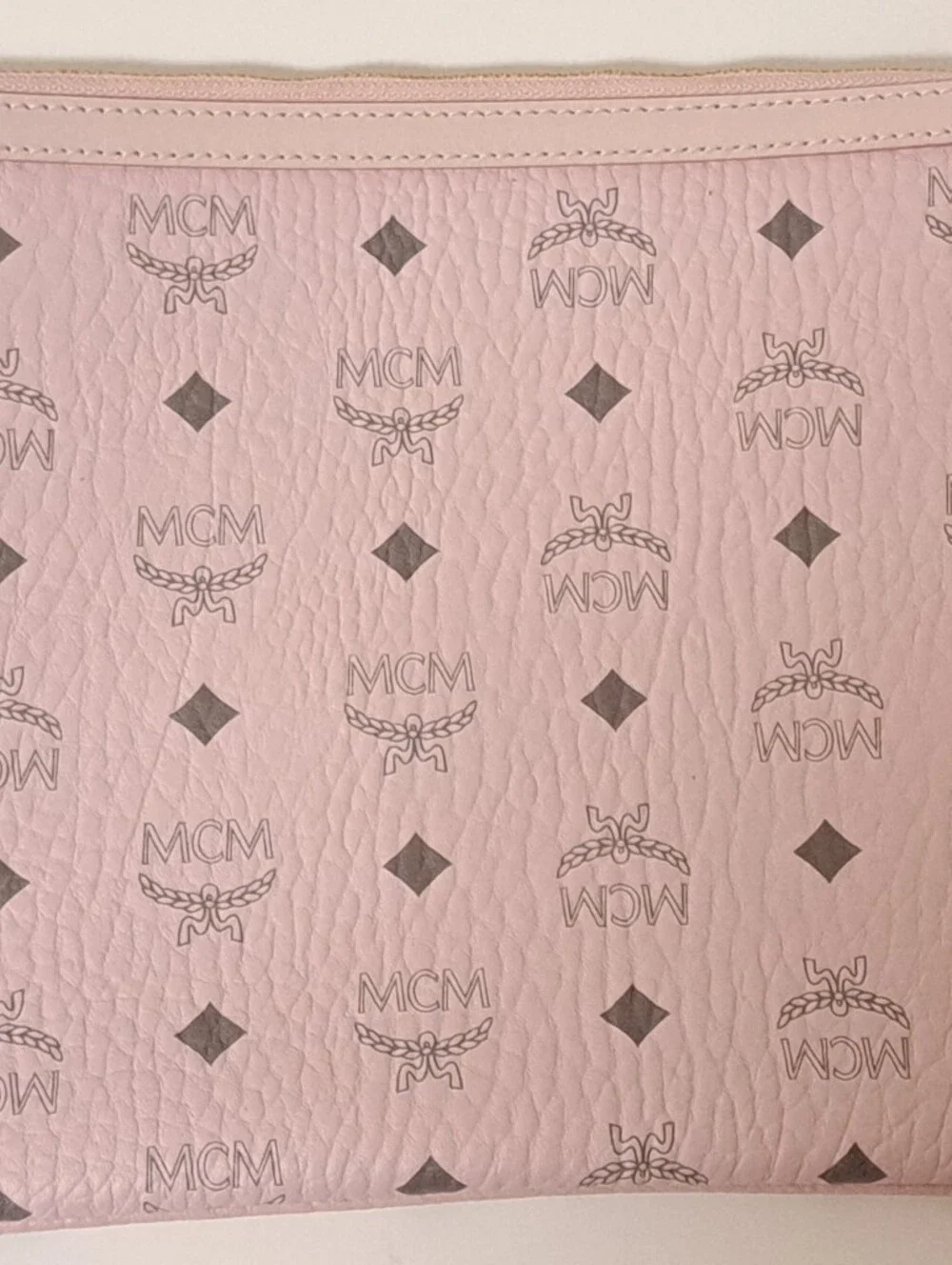 MCM Powder Pink Coated Canvas 8